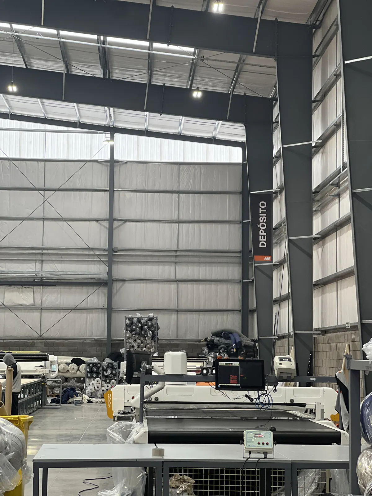 Telas Intansia en planta